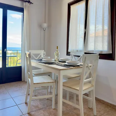 Mitzelitsa - Stunning Sea View Retreat - - Balcony - 2-4 Guests Apartament Amaliápoli